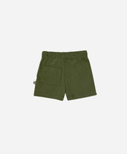 Bermuda Cargo Infantil Unissex | Liso Jungle Green