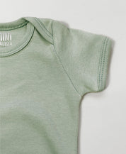Body de Bebê Manga Curta Unissex | Liso Eucalipto