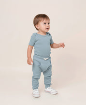 Calça Bolsão Unissex | Liso Azul Coastal