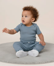 Calça Bolsão Unissex | Liso Azul Retrô