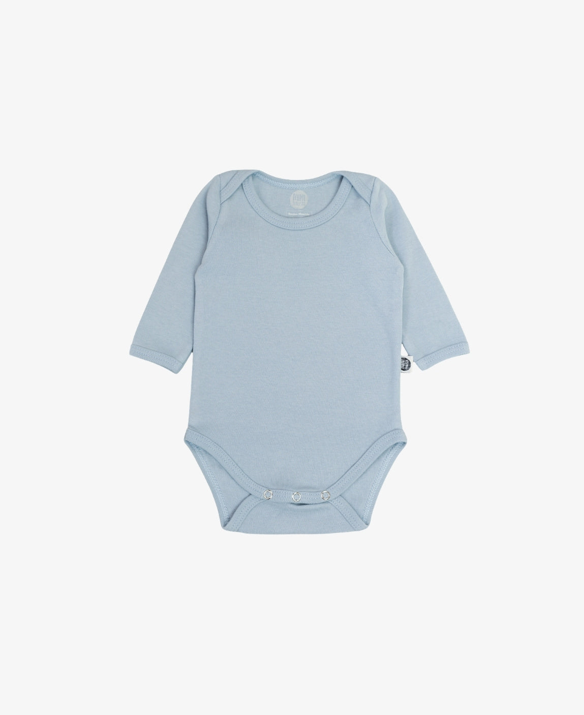 Body de Bebê Manga Longa Unissex | Liso Azul Coastal