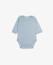 Body de Bebê Manga Longa Unissex | Liso Azul Coastal