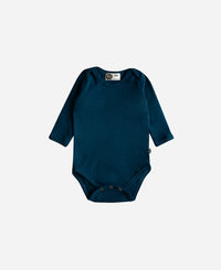 Body de Bebê Manga Longa Unissex | Liso Azul Sky