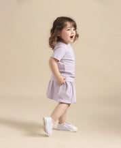 Saia Bolso Infantil | Liso Lilac