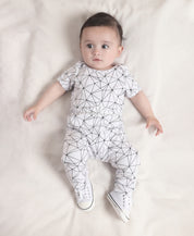 Body de Bebê Manga Curta Unissex | Satellite Branco