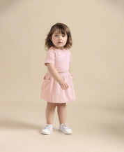 Saia Bolso Infantil | Liso Peachy