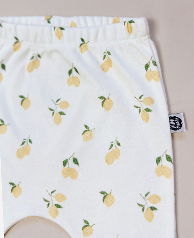 Conjunto Body Manga Curta e Calça Bebê Unissex | Limone