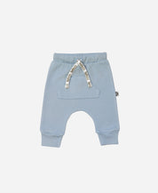 Calça Bolsão Unissex | Liso Azul Coastal