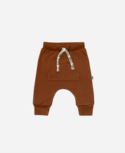 Calça Bolsão Unissex | Liso Chocolate
