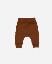 Calça Bolsão Unissex | Liso Chocolate
