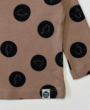 Camiseta Infantil de Inverno Manga Longa Unissex Raglan | Full Moon