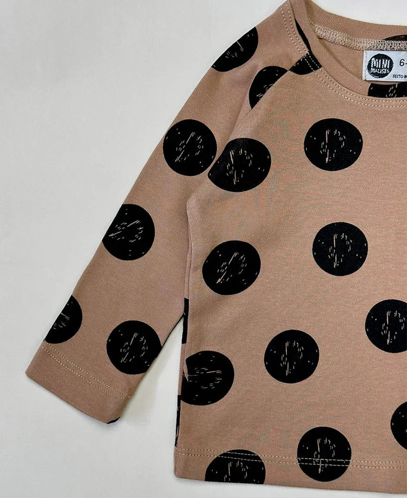 Camiseta Infantil de Inverno Manga Longa Unissex Raglan | Full Moon