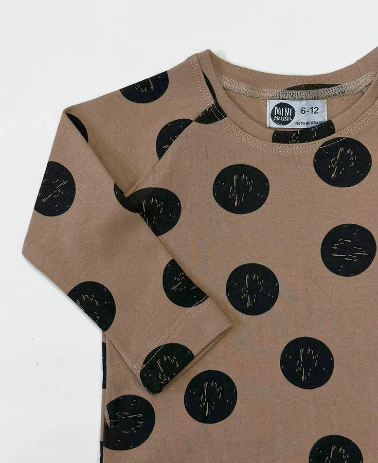 Camiseta Infantil de Inverno Manga Longa Unissex Raglan | Full Moon