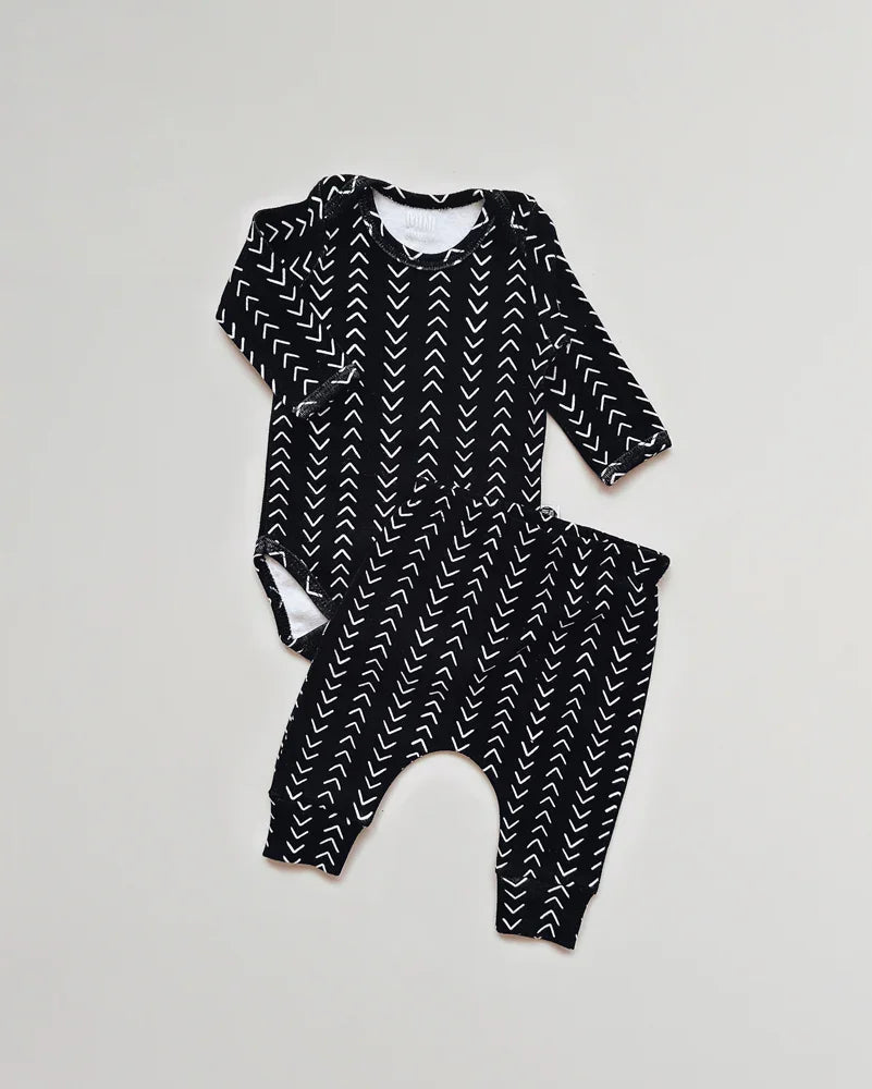 Conjunto Body Manga Longa e Calça Bebê | Fishbone