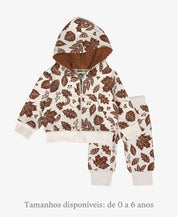 Conjunto de Moletom Infantil Peluciado | Fall
