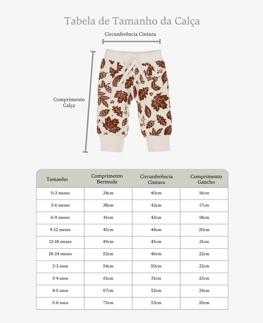 Calça Moletom Peluciado | Fall