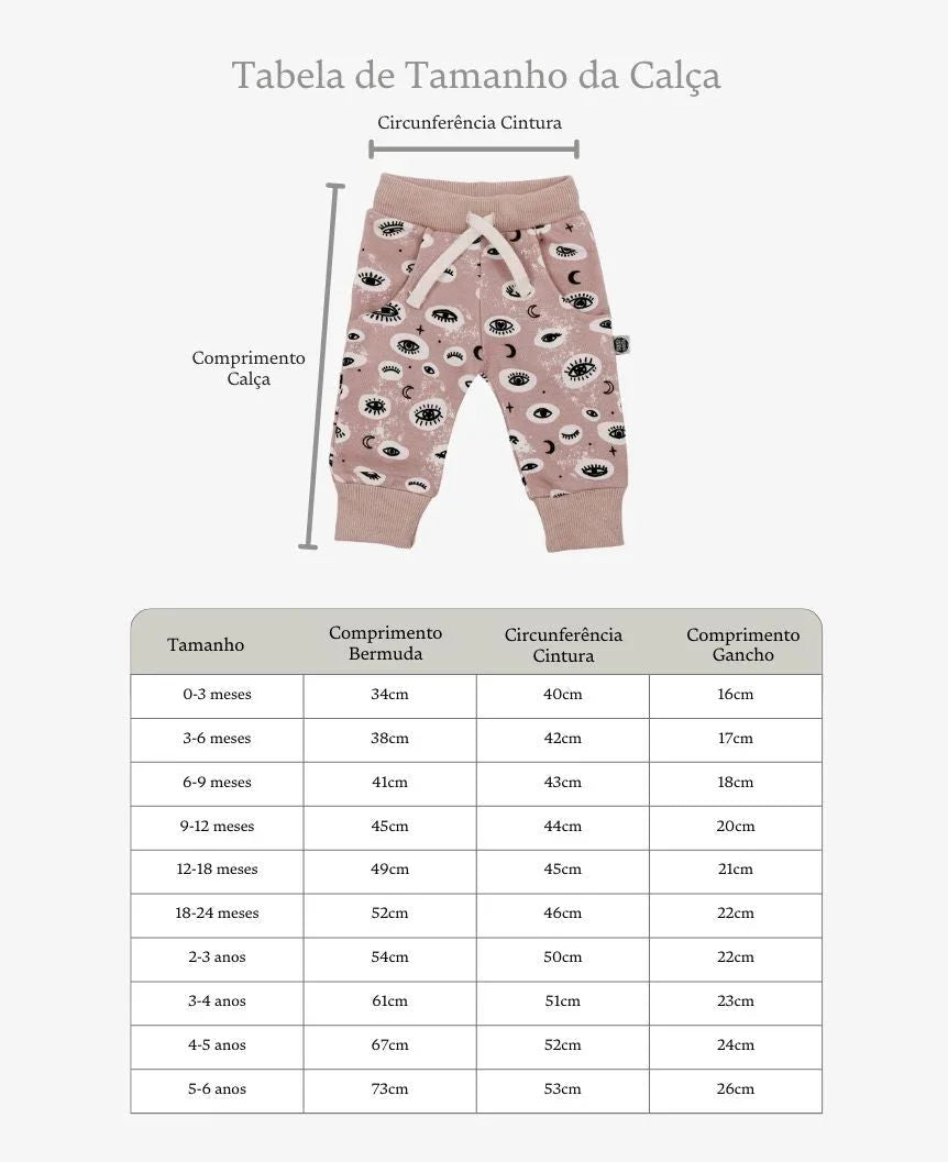 Conjunto de Moletom Infantil Leve | Mystic Eyes