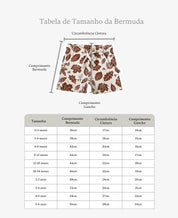 Conjunto Regata Capuz e Bermuda Infantil Menino | Marrom Oak e Fall