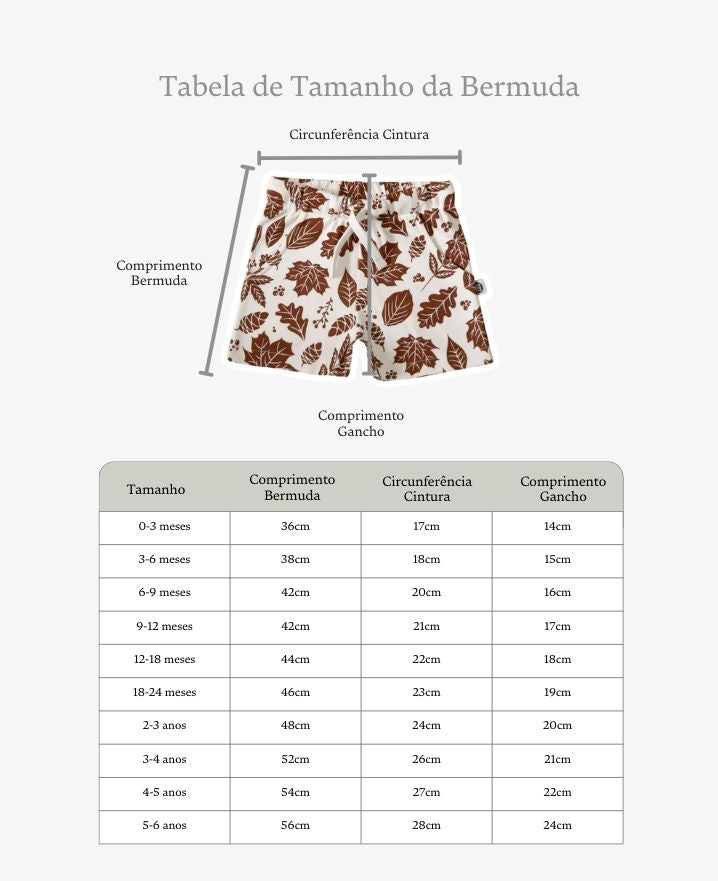 Conjunto Regata Capuz e Bermuda Infantil Menino | Marrom Oak e Fall