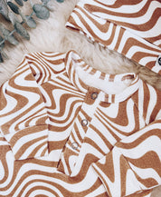 Kit Presente Saída de Maternidade Bebê 4 peças | Swirl - Com Caixa Presente