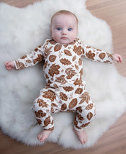 Conjunto Body Manga Longa e Calça Bebê | Fall