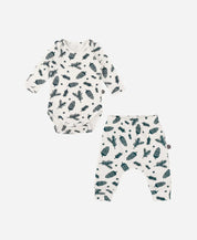 Conjunto Body Manga Longa e Calça Bebê | Pine Cones