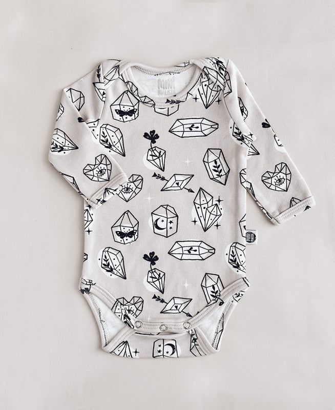 Conjunto Body Manga Longa e Calça Bebê | Crystal