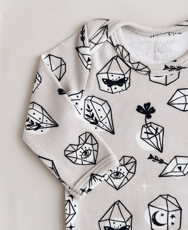 Conjunto Body Manga Longa e Calça Bebê | Crystal