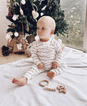 Conjunto Saída de Maternidade Meu Primeiro Natal - 4 Peças | Lights - Com Caixa Presente