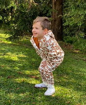 Conjunto de Moletom Infantil Algodão Peluciado Unissex | Laurel