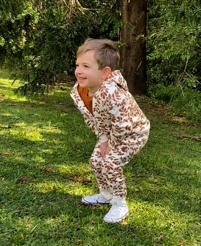 Conjunto de Moletom Infantil Algodão Peluciado Unissex | Laurel