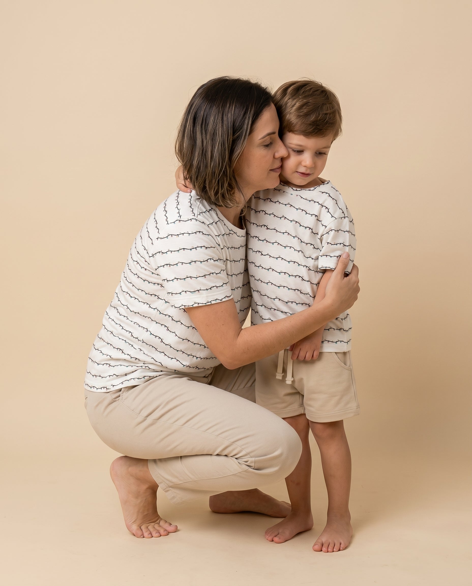 Kit Tal Mãe Tal Filho Camiseta Adulto + Camiseta Infantil | Lights