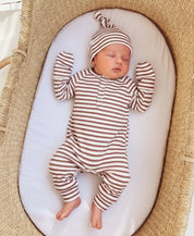 Macacão de Bebê Raglan Botões Unissex | Listrinhas Chutney