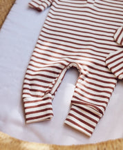 Macacão de Bebê Raglan Botões Unissex | Listrinhas Chutney