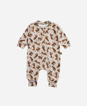 Macacão de Bebê Ziper com opção de Pezinho | Tiger