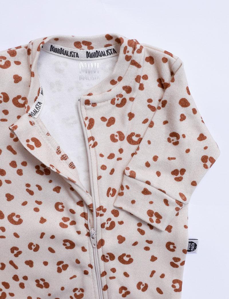 Macacão de Bebê Ziper com opção de Pezinho | Jaguar