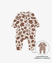 Macacão de Bebê Ziper com opção de Pezinho | Fall