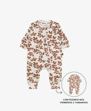 Macacão de Bebê Ziper com opção de Pezinho | Laurel