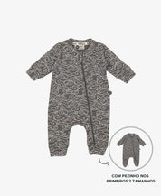 Macacão de Bebê Ziper com opção de Pezinho | Dreamy