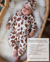 Kit Presente Saída de Maternidade Bebê 4 peças | Fall - Com Caixa Presente