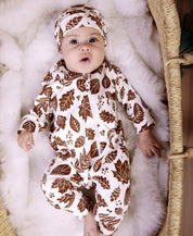 Macacão de Bebê Ziper com opção de Pezinho | Fall