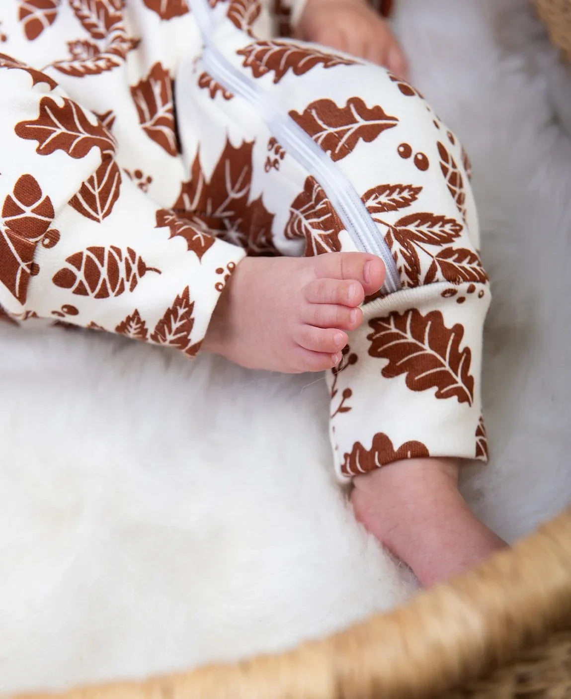 Macacão de Bebê Ziper com opção de Pezinho | Fall