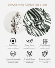 Macacão de Bebê Ziper com opção de Pezinho | Zebra