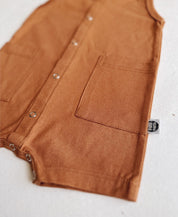 Conjunto Bebê Menino Verão Macaquinho + Babador | Ginger e Swirl