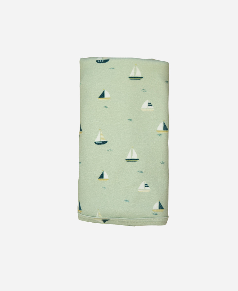 Manta de Malha de Algodão para Bebês | Boats
