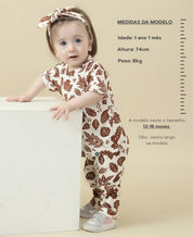 Conjunto Infantil Menina Camiseta e Legging | Fall