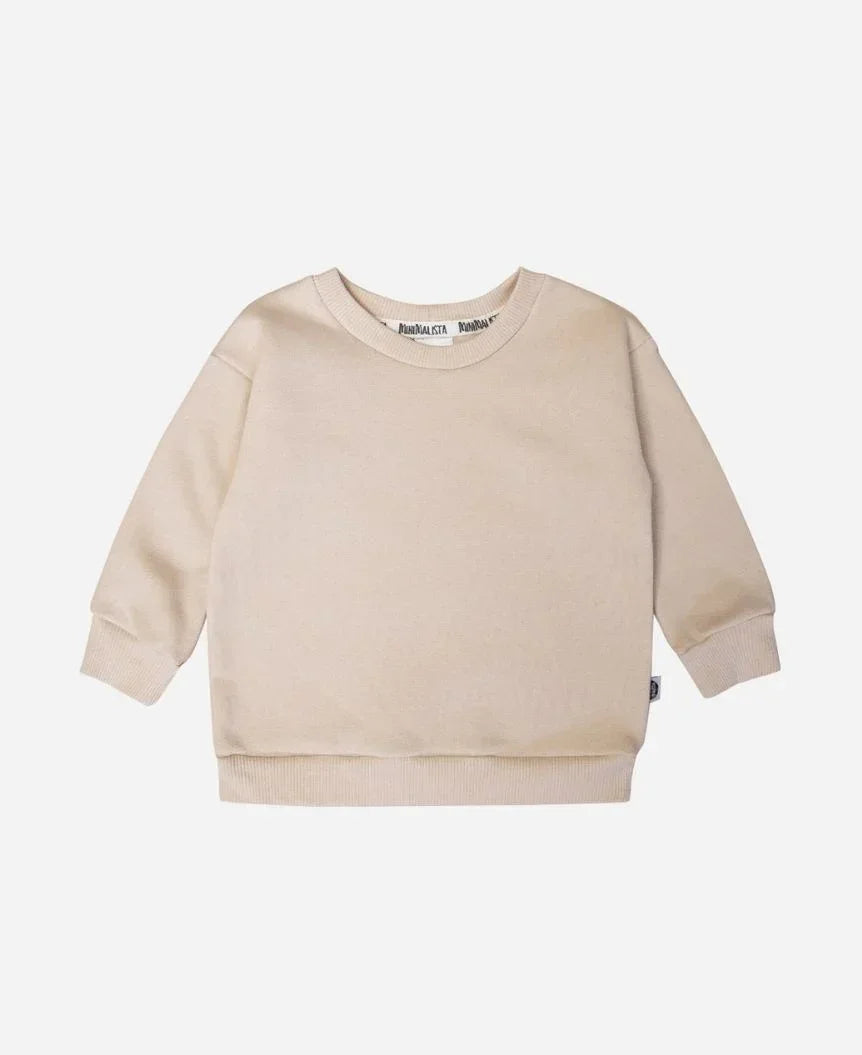 Moletom Básico Peluciado | Liso Beige