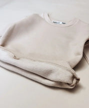 Moletom Básico Peluciado | Liso Beige