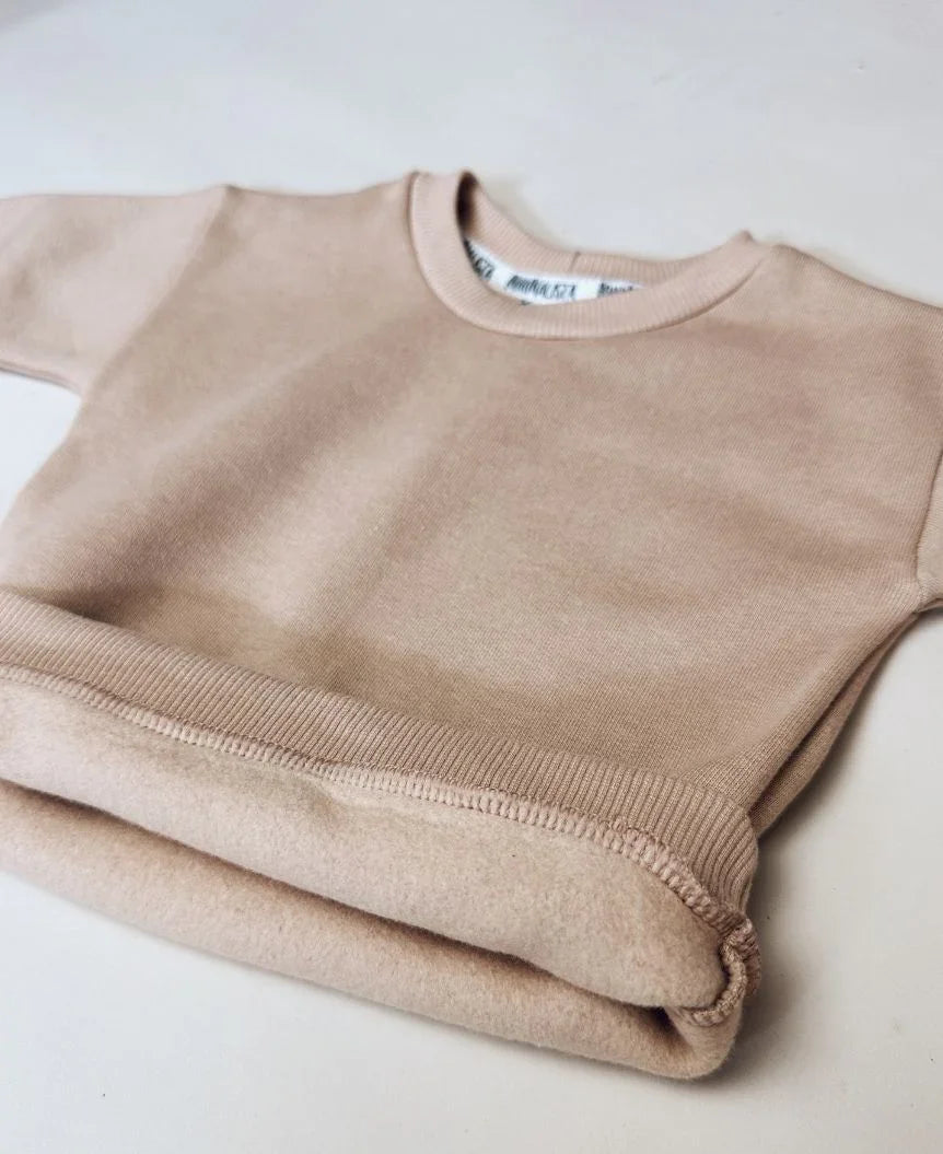 Moletom Básico Peluciado | Liso Cinnamon