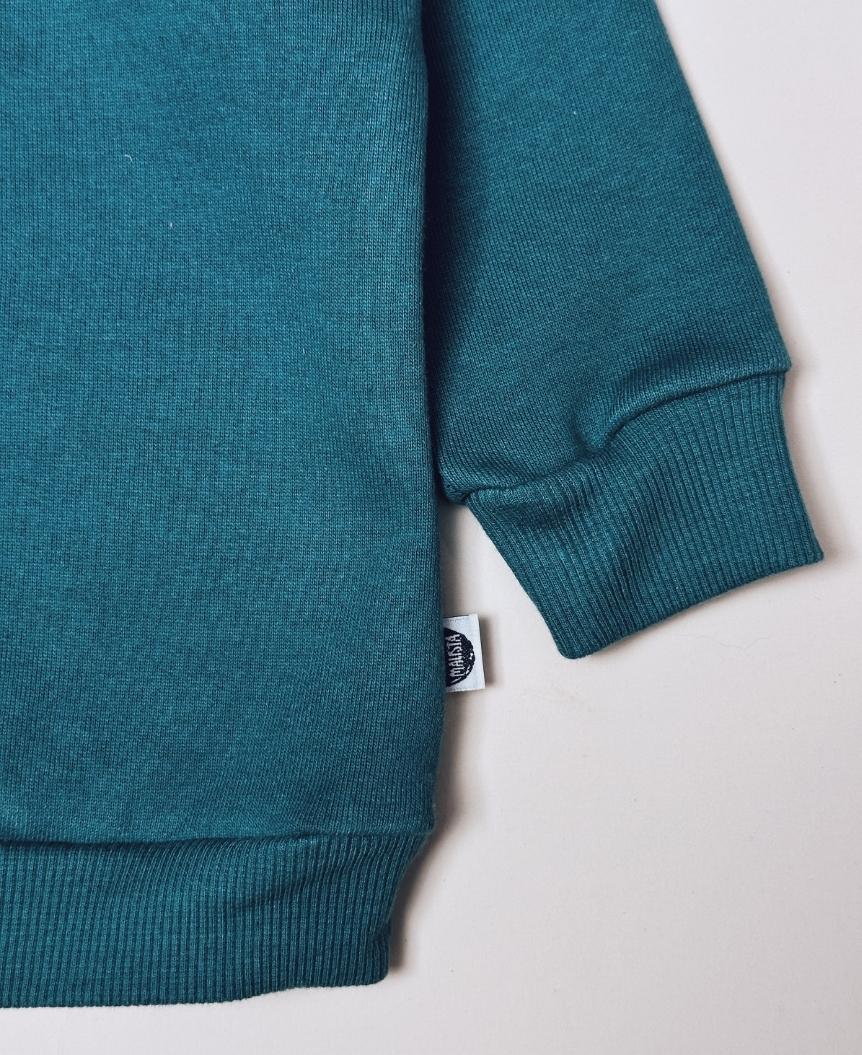 Moletom Básico Peluciado | Liso Deep Green